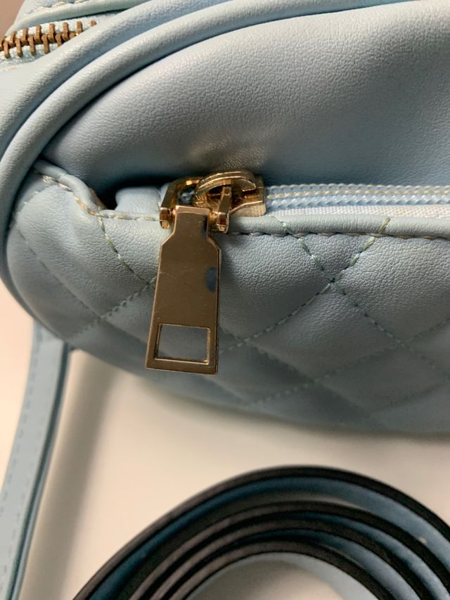 Bolso bombonera celeste