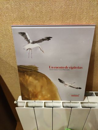 Libro un cuento de cigüeñas 