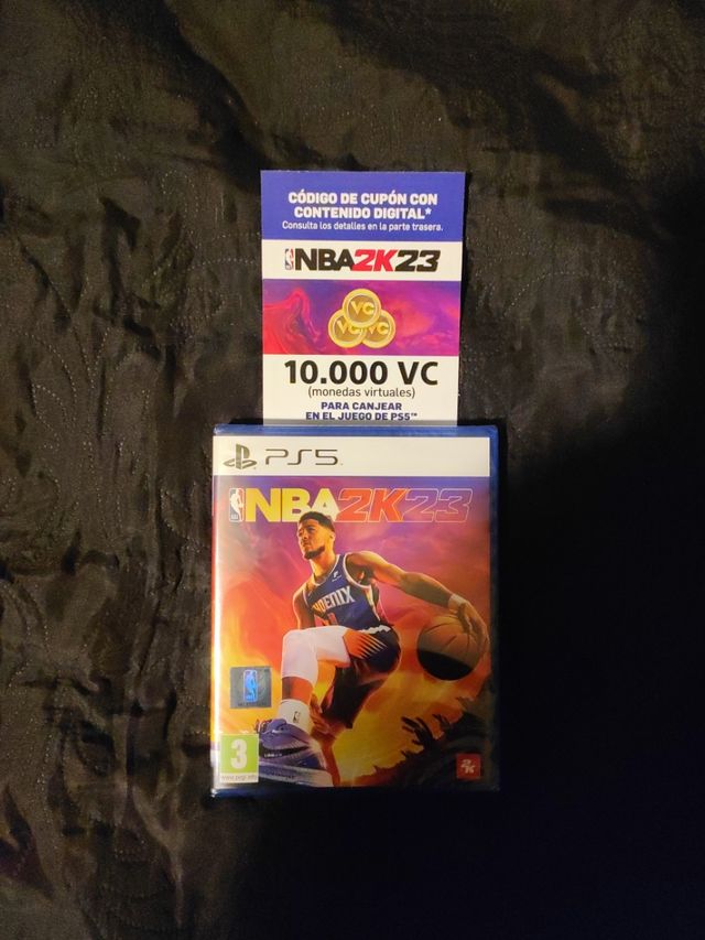 Juego NBA 2K23 para play 5 mas targeta 10.000 vc