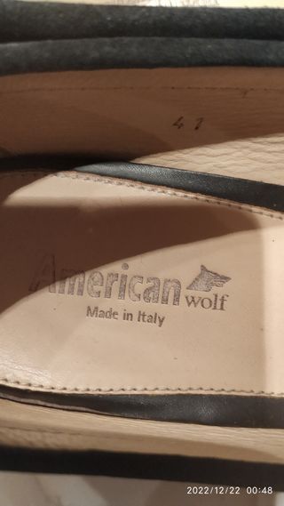 REB.ZPATO  AMERICAN WOLF,UNISEX. Uso 2 veces..N.41