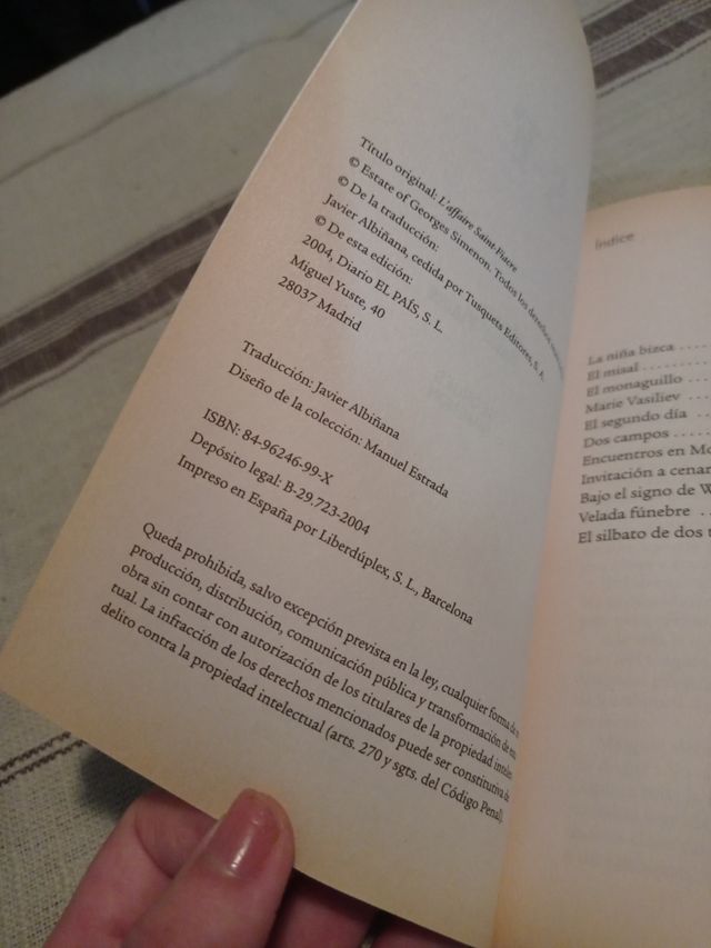 El caso Saint-Fiacre de Georges Simenon