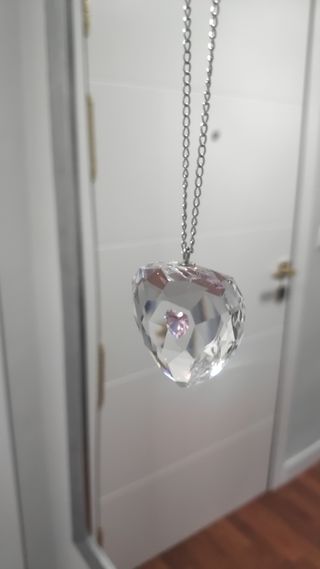 Colgante de Swarovski auténtico, corazón de crista