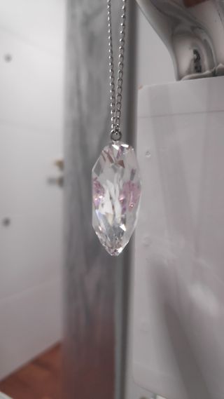 Colgante de Swarovski auténtico, corazón de crista
