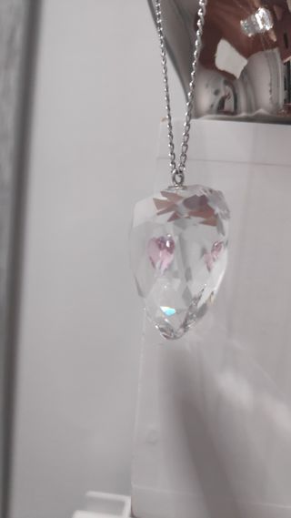 Colgante de Swarovski auténtico, corazón de crista
