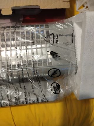 estufa nueva sin estrenar con su caja originar