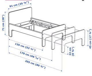 cama ikea extensible