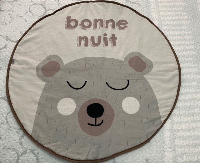 Alfombra acolchada bebé 90x90