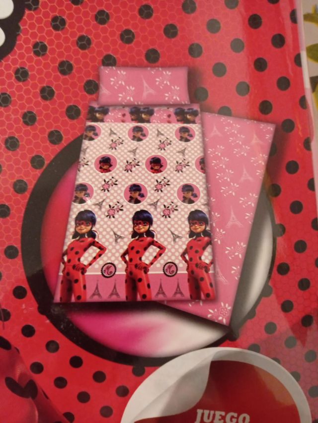 JUEGO DE SÁBANAS LADYBUG