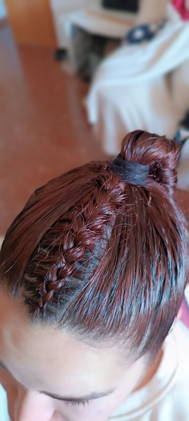 Trenzas, peinados y tintes. 