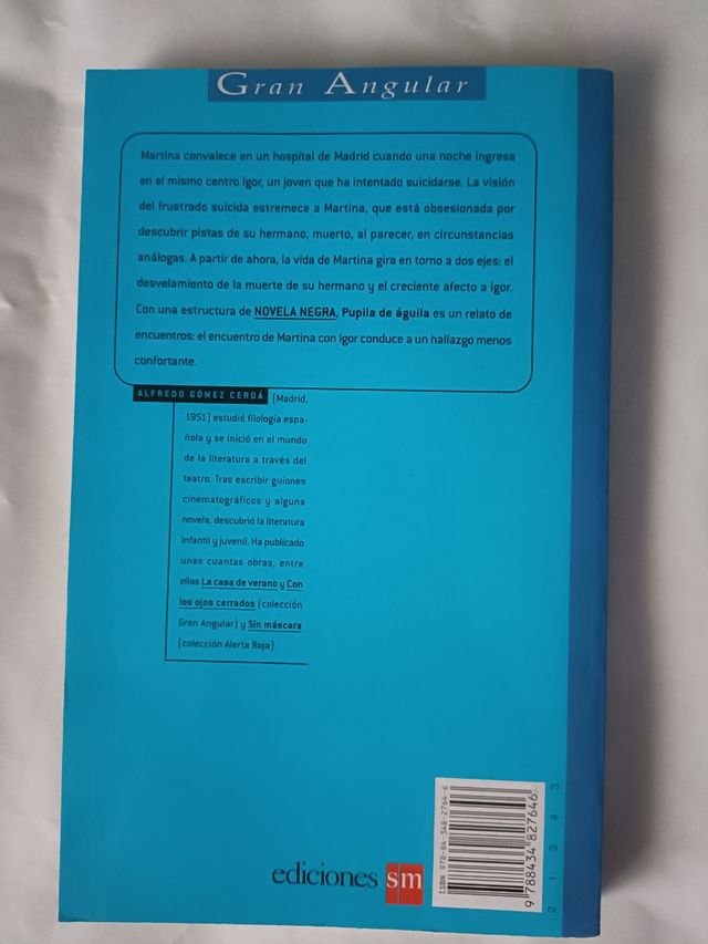 Pupila de Águila libro