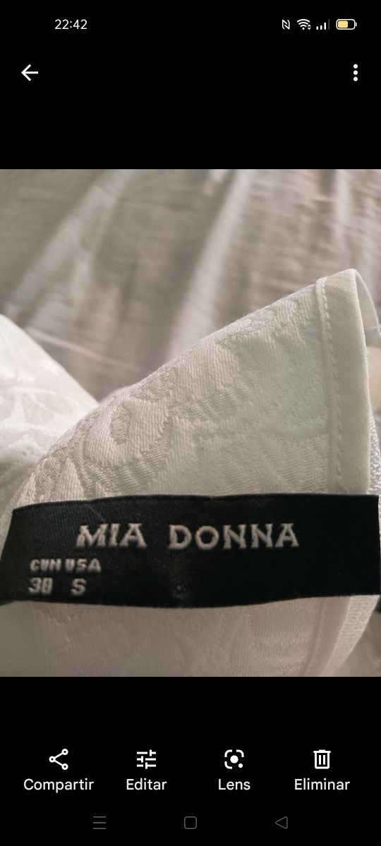 Vestido Damasco Mujer