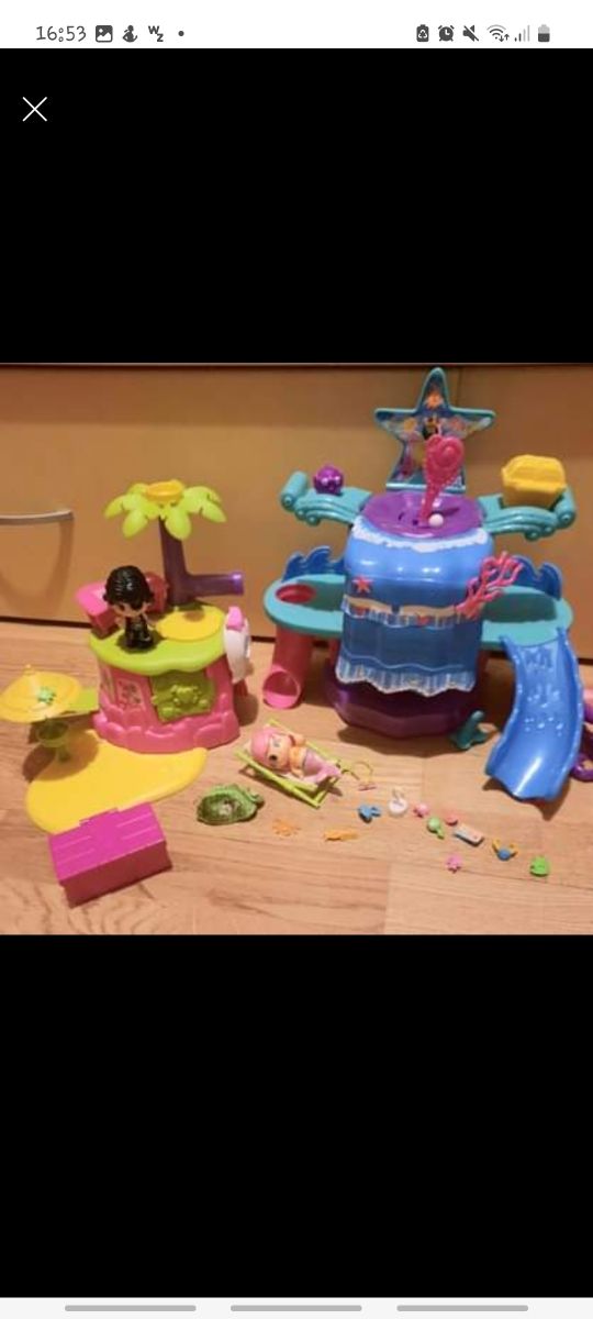 pin y pon isla pirata y castillo purpurina