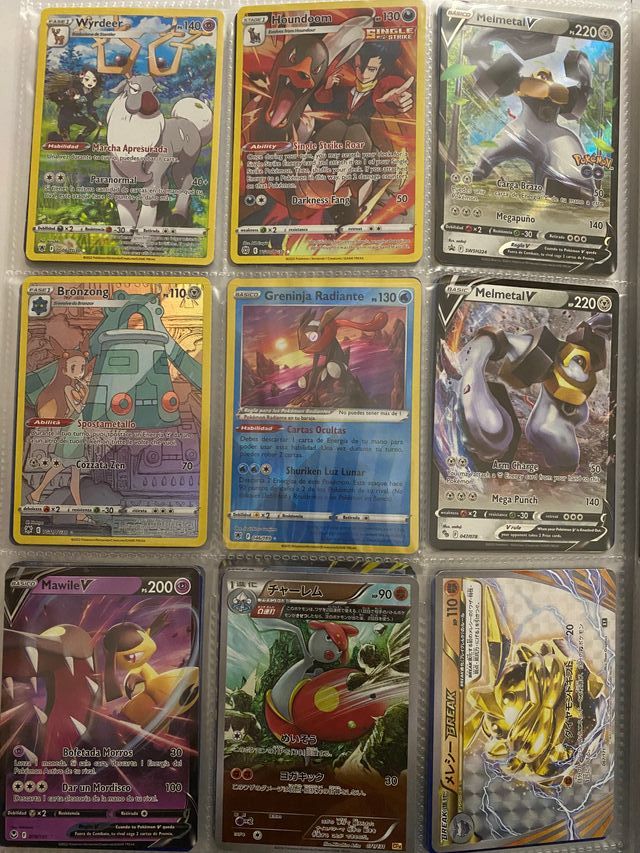 Cartas tcg pokemon