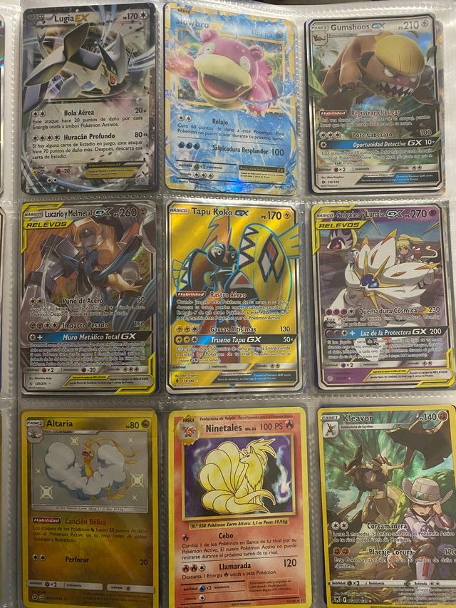 Cartas tcg pokemon