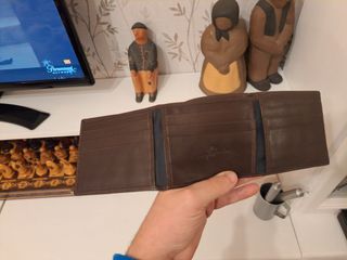 💼Cartera Salvadores Artesana Piel Auténtica.