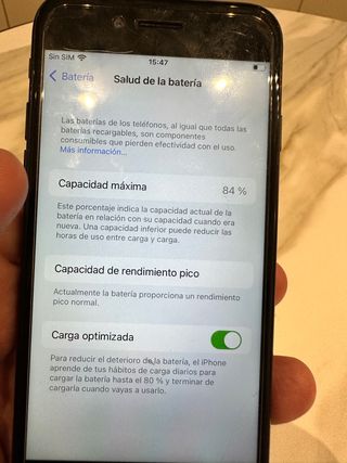 IPhone 7 negro brillante 128gb.