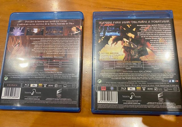 Pack 4 peliculas  Bluray