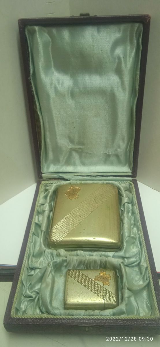 Caja pitillera vintage