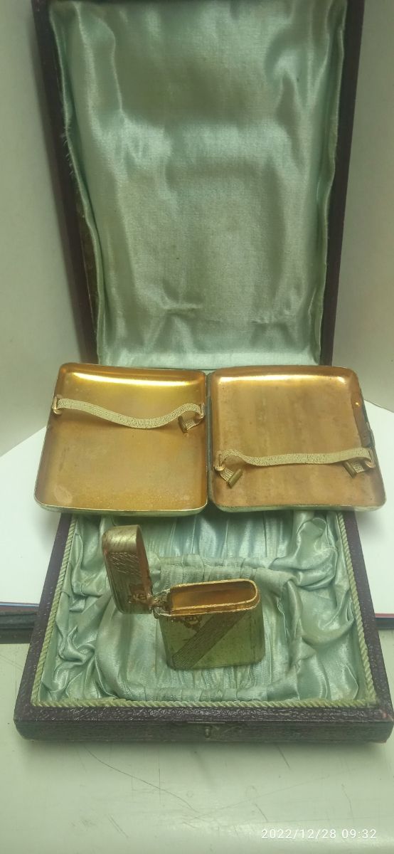 Caja pitillera vintage