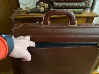 Maletín piel porta documentos