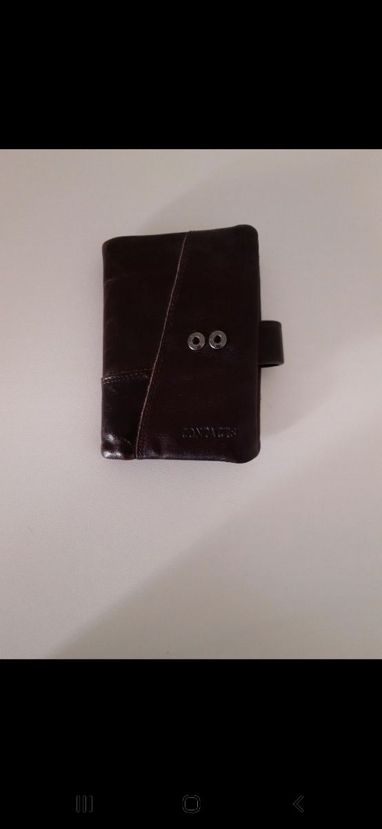 portafoglio uomo in pelle marrone