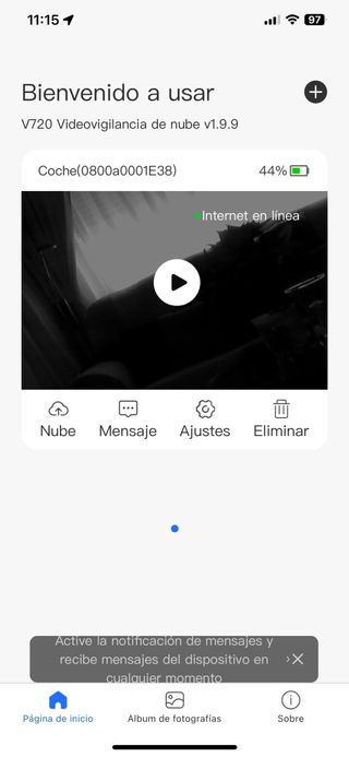 Mini camara wifi ip con bateria