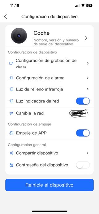 Mini camara wifi ip con bateria
