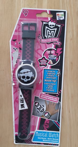 Reloj musical pulsera de Monster High