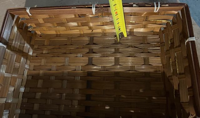 Cesto vimini lèggerò per contenere Natale