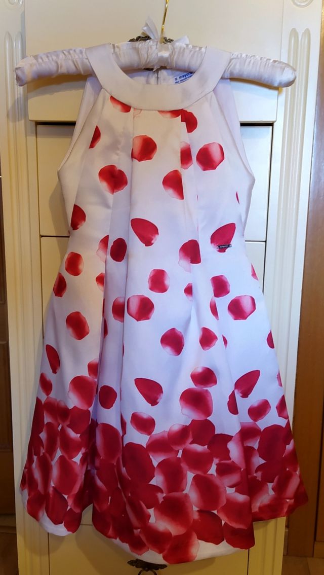 vestido y torera niña Mayoral blanco