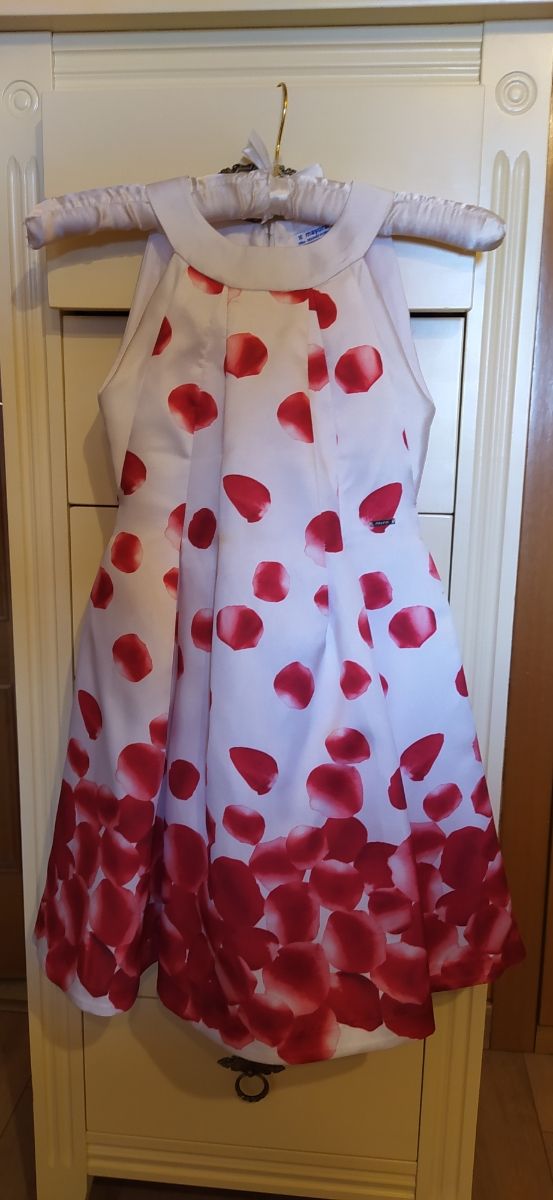 vestido y torera niña Mayoral blanco