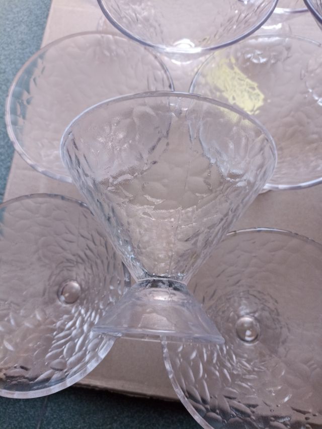 copas de cristal para cooktail