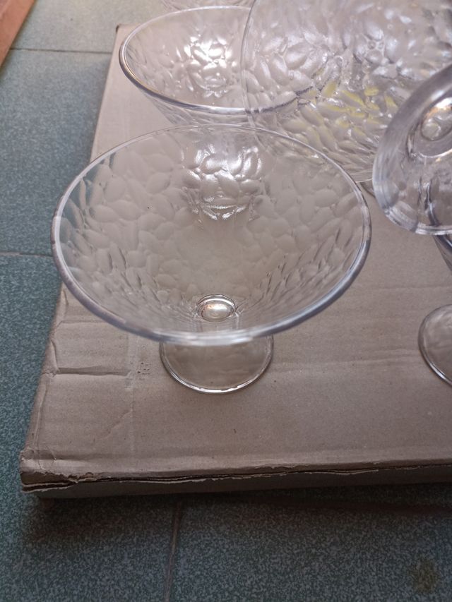 copas de cristal para cooktail