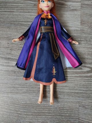 muñeca cantarina anna de frozen disney