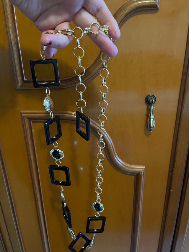 Cintura gioiellò,orpellò nero