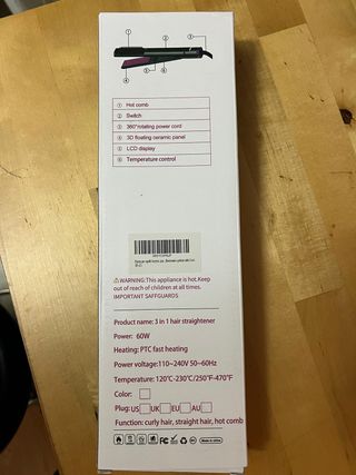 Plancha de pelo y rizadora