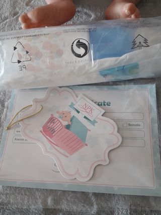 Muñeco bebé recién nacido