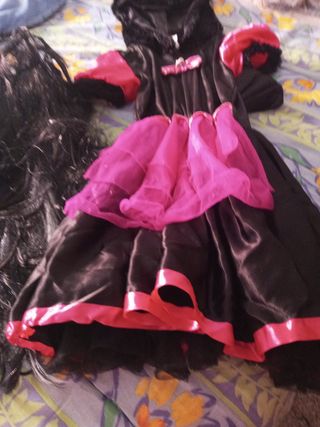 vestido de disfraz niña 4/5 años