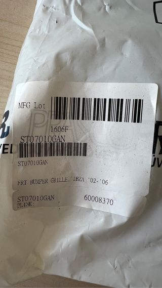 Rejillas IBIZA 6L 2002