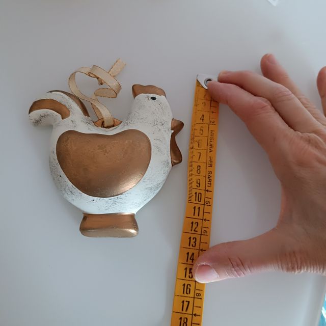 Formella vintage in ceramica.