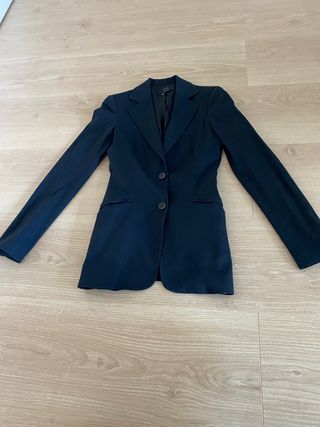 Americana fina negra talla xs/34 