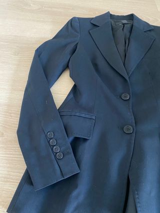 Americana fina negra talla xs/34 