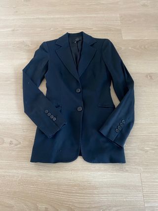 Americana fina negra talla xs/34 