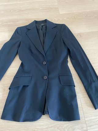 Americana fina negra talla xs/34 