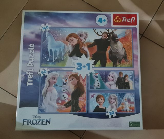 PUZZLE FROZEN NUEVO con plástico.