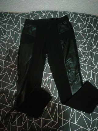 mallas polipiel negras Nuevas mujer