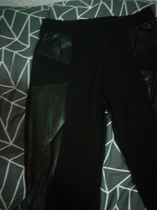 mallas polipiel negras Nuevas mujer