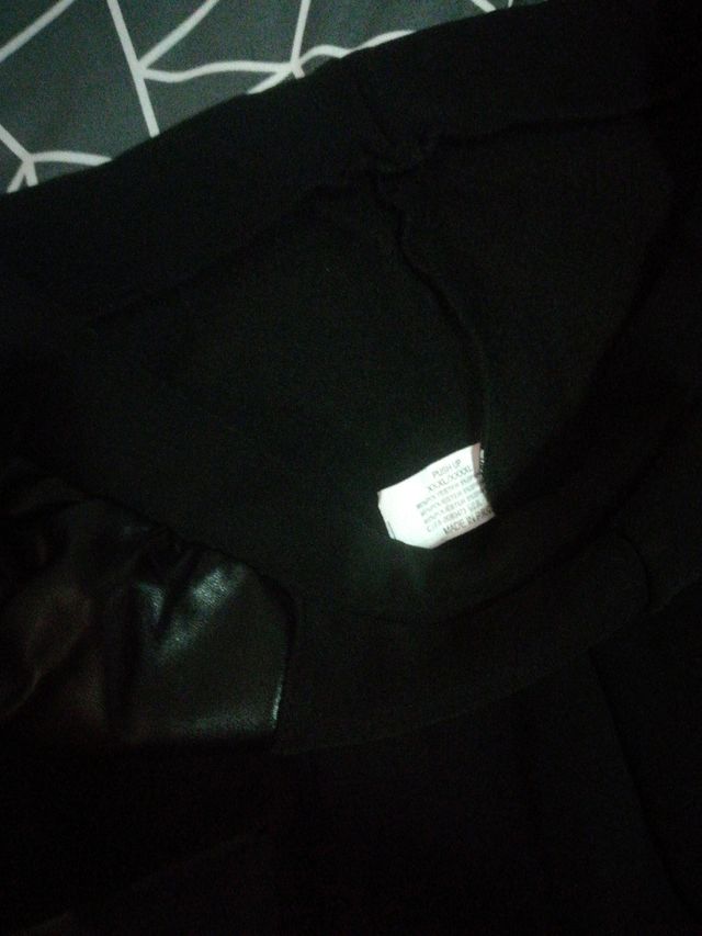 mallas polipiel negras Nuevas mujer