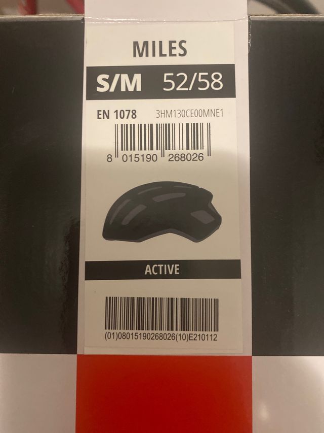 Casco MET Miles negro brillante