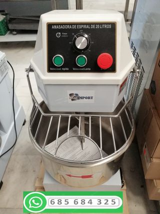AMASADORA ESPIRAL DE 20 LITROS